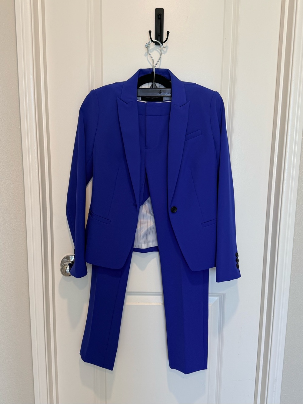 Banana Republic Classic Royal Blue Women's Suit Jacket & Trousers